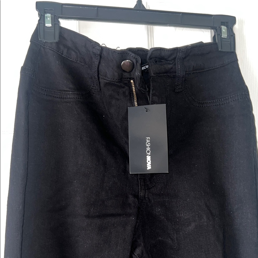 Fashion Nova High Rise Black Jeans